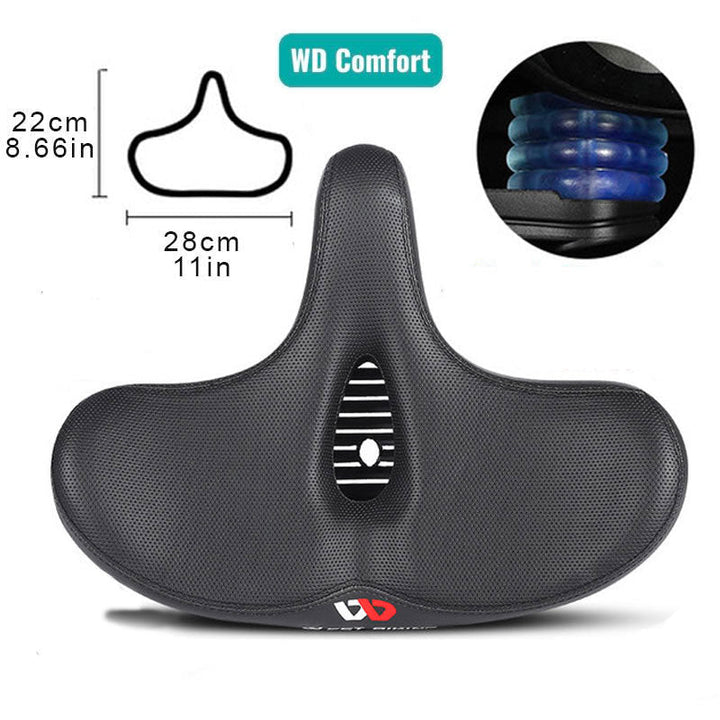 RidEase komfortabel, ergonomisk formet sykkelsete | Luvikno