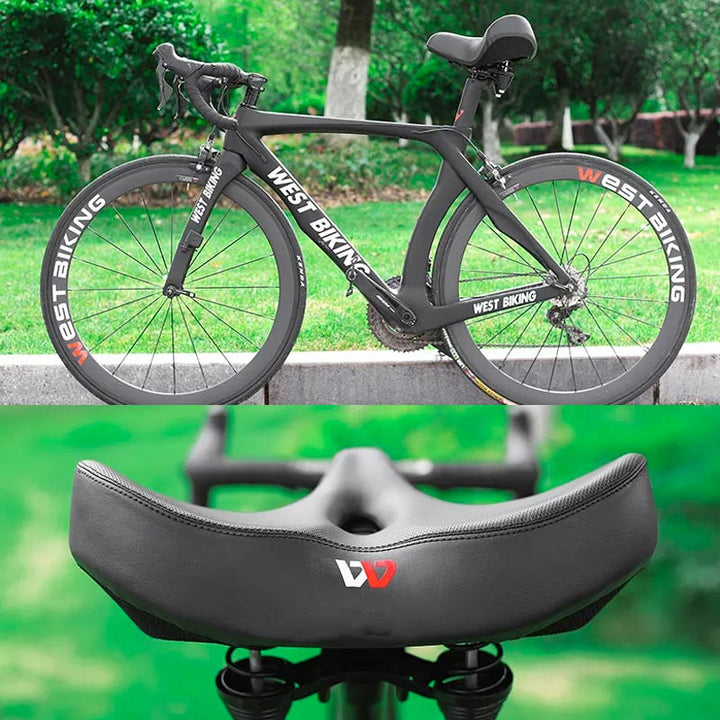 RidEase komfortabel, ergonomisk formet sykkelsete | Luvikno