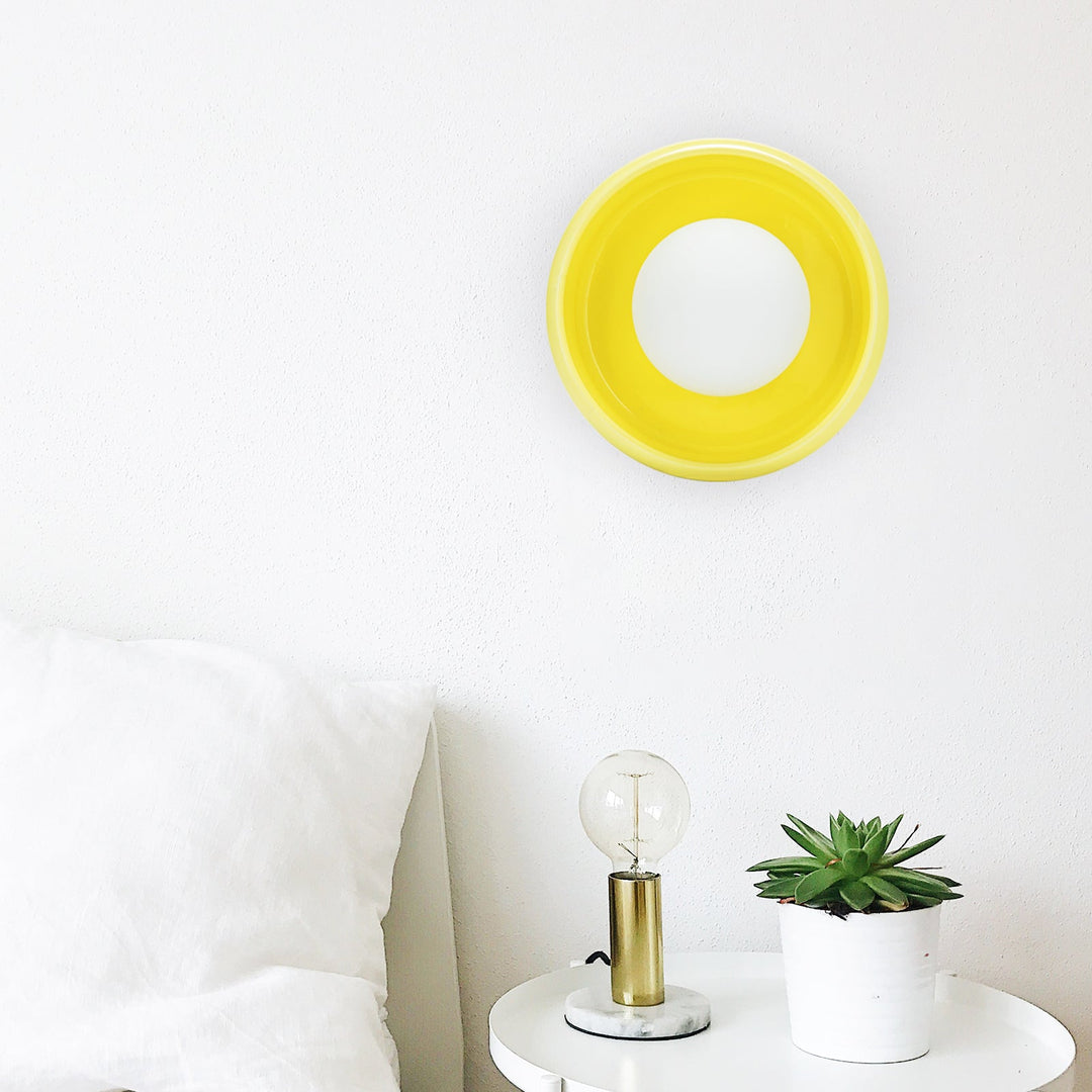 Rund Keramisk Vegglampe - Circo | Luvikno