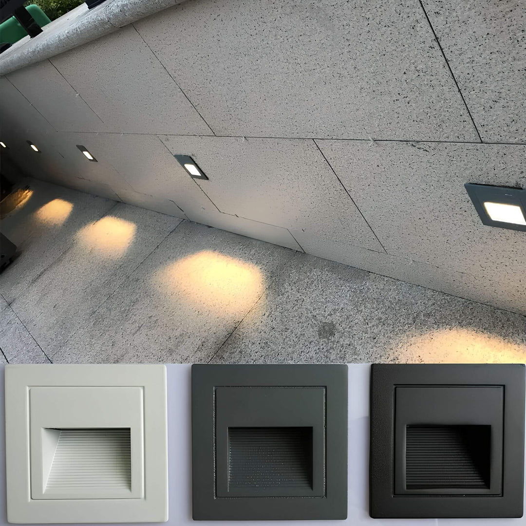 Elegant trappevegglampe for sikkerhet og atmosfære | Luvikno