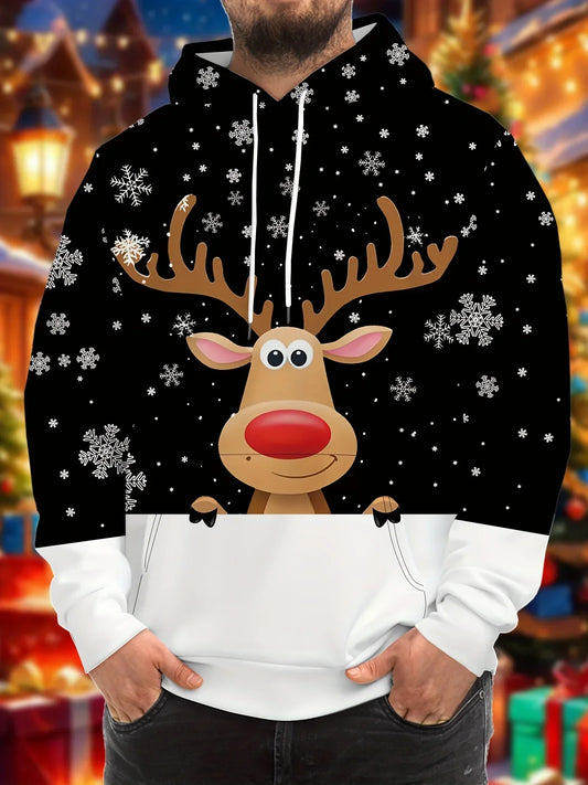 Luvik | Huppari joulukuosisella - Lämmin ja moderni neule juhlia varten