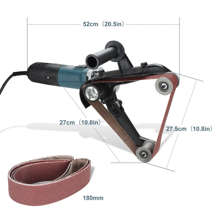 Rørribbeslipemaskin 1300W med 3 slipegrader | Luvikno