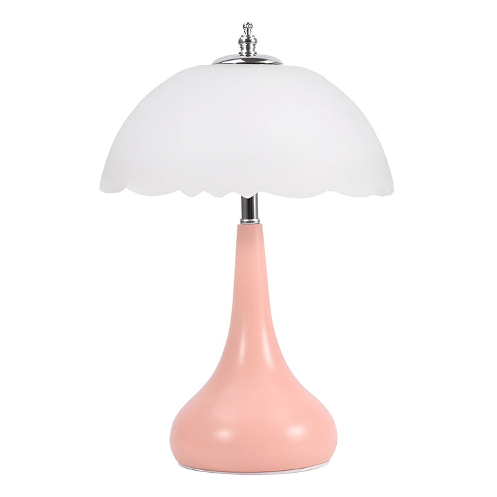 Luvikno | Eleganza Luxe Bordlampe – Tidøst Mushroom Form med LED Dimmemulighet i Myke Farger