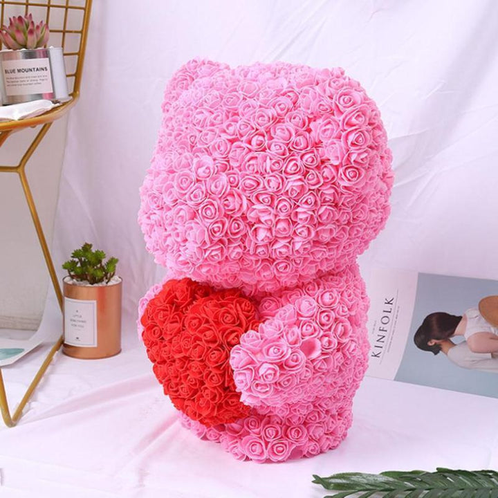 Rose Bear med Hjerte | Luvikno