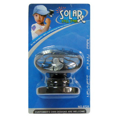 Mini Portable Clip-on Solar Power Cell Travel Cooling Cool Fan(Black) | Luvikno