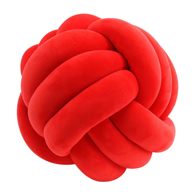 Plush Knot Cushion (Velour) | Luvikno