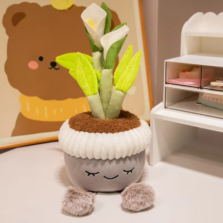 Charming Tulip Succulent Plush Toy Pillow for Birthday and Decor Luvikno
