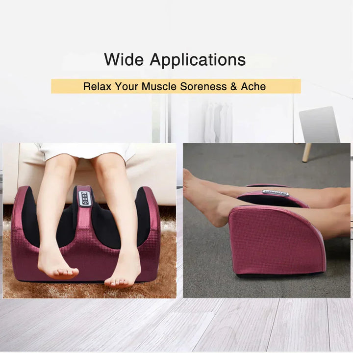 SootheStep – Luxe Shiatsu Fotmassasje med Varmefunksjon Luvikno