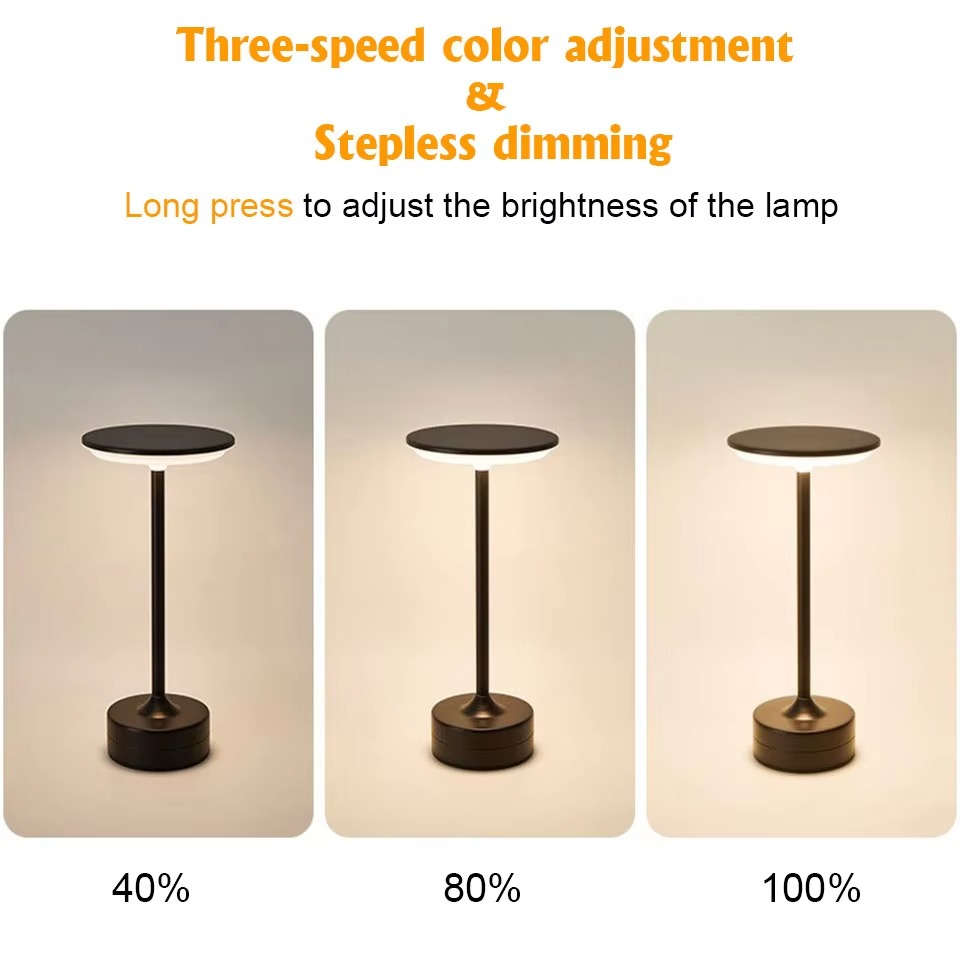 Luvikno | USB-oppladbar LED berøringssensor bordlampe