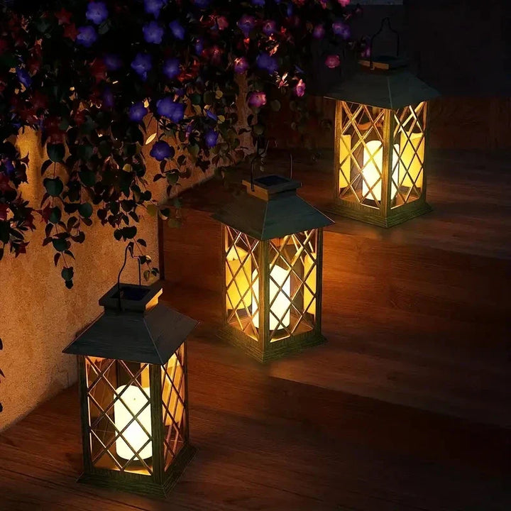 Noctis Garden Lantern - Magisk Solenergi Hagebelysning | Luvikno