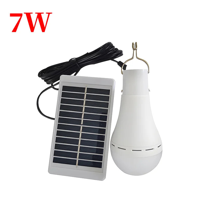 Luvikno | SolaGlow LED Solenergi Campinglys | Vanntett & Oppladbar | Med USB & Solenergi | For Telt, Hage & Nødssituasjoner