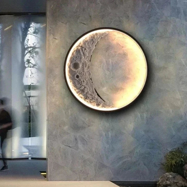Crescent Moon Vegglampe Luvikno