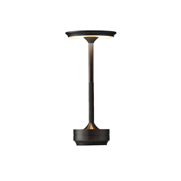 Luvikno | Trådløs oppladbar moderne aura bordlampe med berøringskontroller | Trådløs LED-lampe for moderne sidebord og kontorpulter | Minimalistisk bordlampe