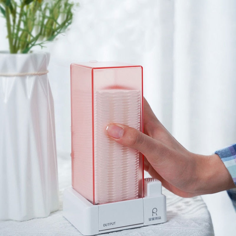 Makeup Cotton Pad Dispenser Box | Luvikno