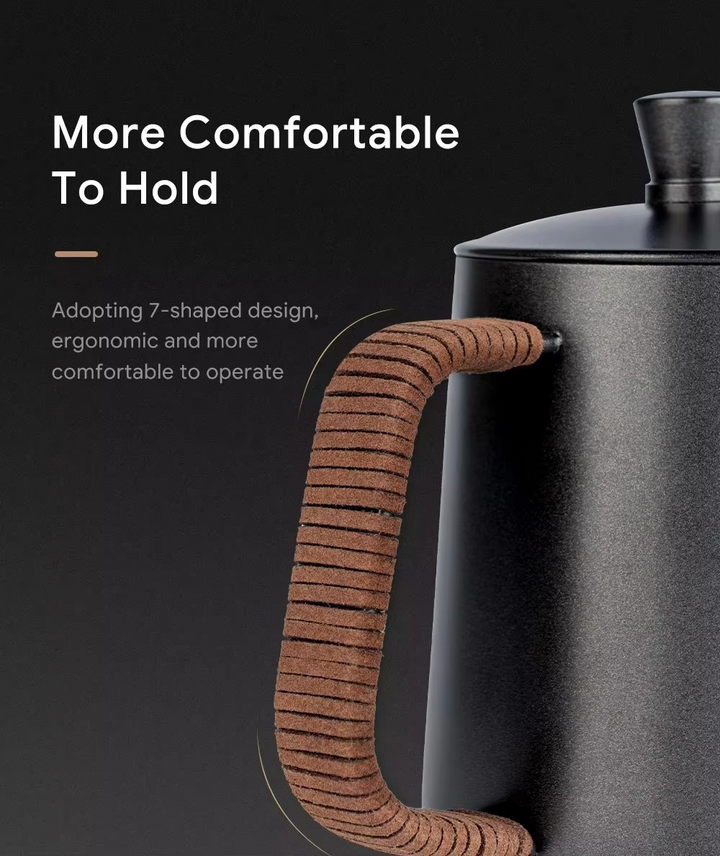 Premium Rustfritt Stål Kaffe Drypp Kjele for Hjemmebrygging Luvikno