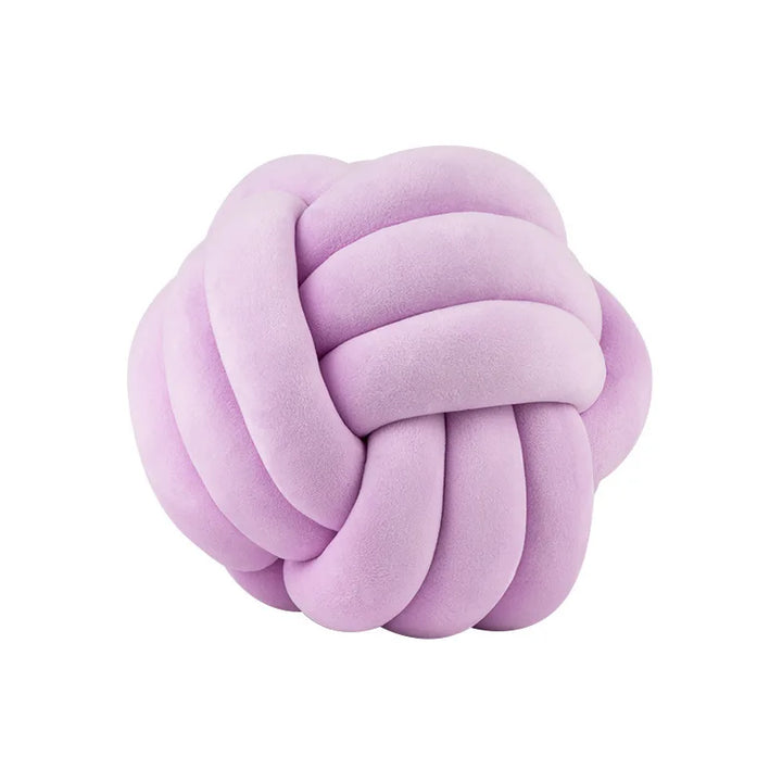 Plush Knot Cushion (Velour) | Luvikno