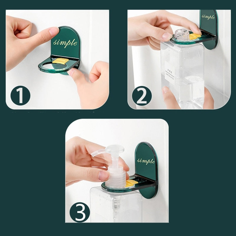 Minimal selvklebende badflaskeholder | Luvikno
