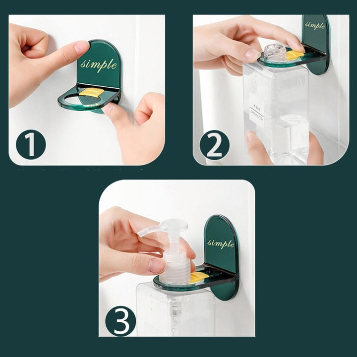 Minimal selvklebende badflaskeholder | Luvikno