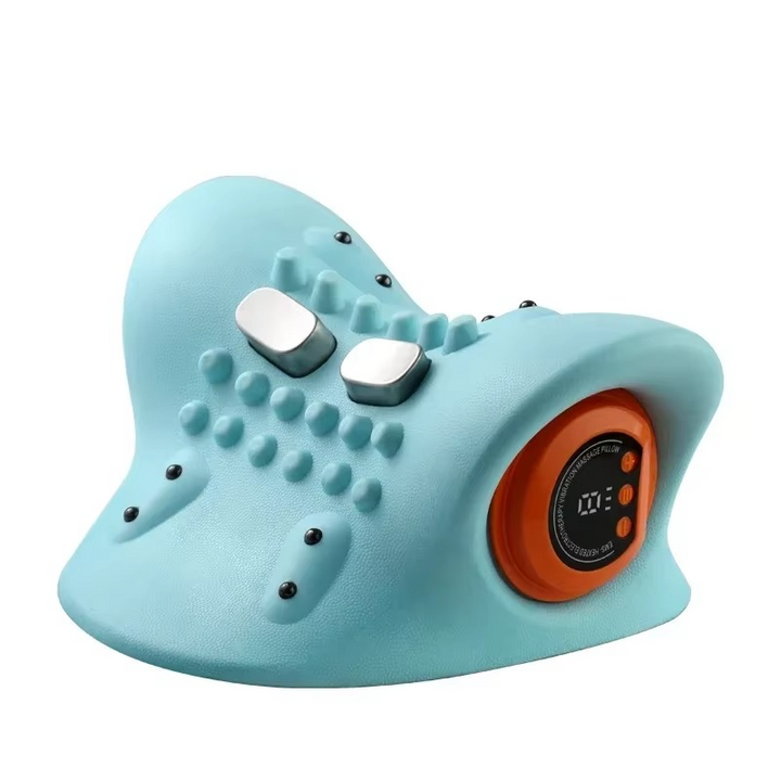Luvikno | Elektrisk Cervikal Massager – Smart Nakke Smerte Lindring med Varme & Puls Terapi