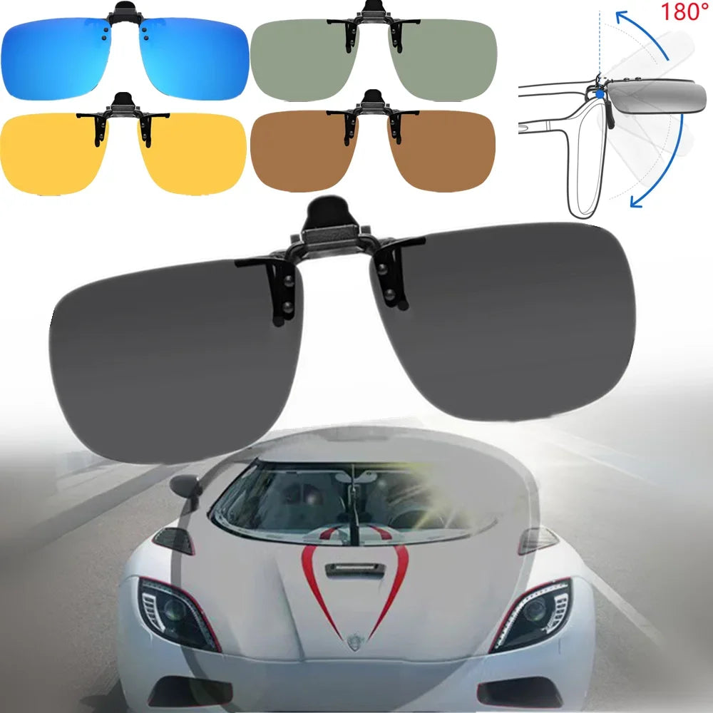 Polariserte Clip-On Solbriller Vintage | Luvikno