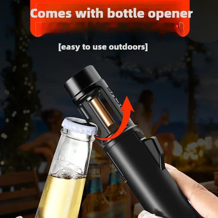 Multi-Use Flask Åpner Vindproof Jet Fakkel Tenner | Luvikno