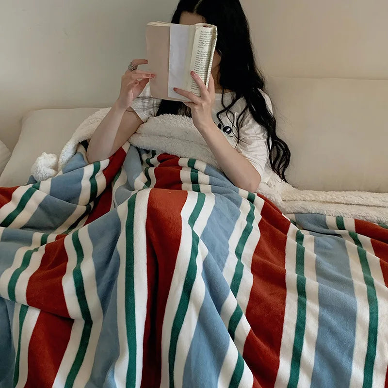 Stripe Sofa Throw | Luvikno