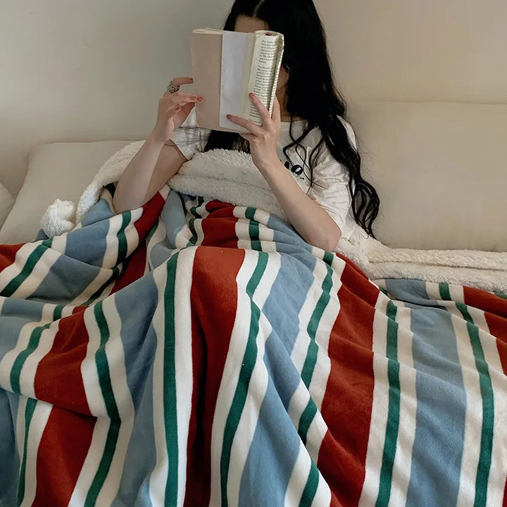 Stripe Sofa Throw | Luvikno