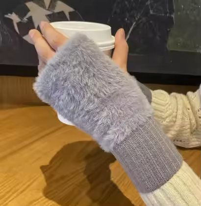Unisex Fleece Fingerless Gloves – Varme, Myke og Funksjonelle | Luvikno