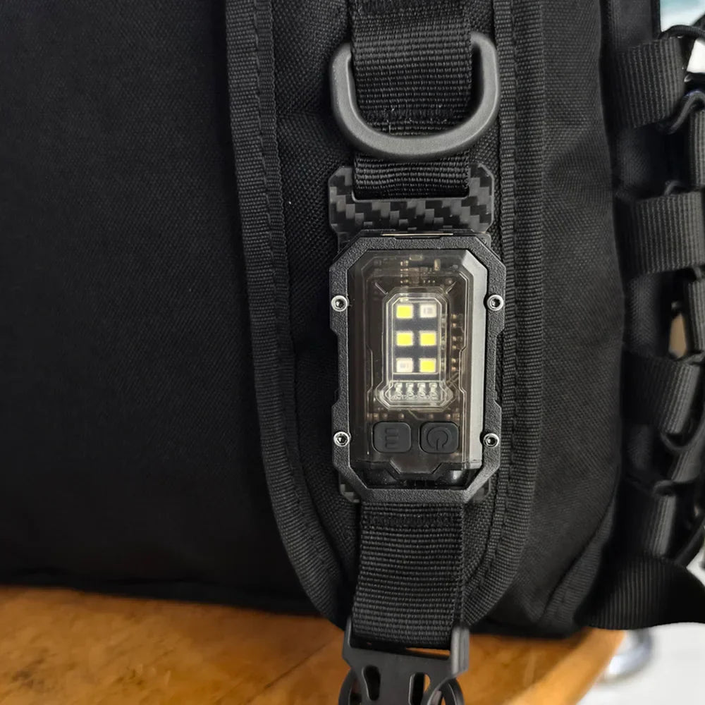 Luvikno | Taktisk USB oppladbar lommelykt - LumiTac Mini