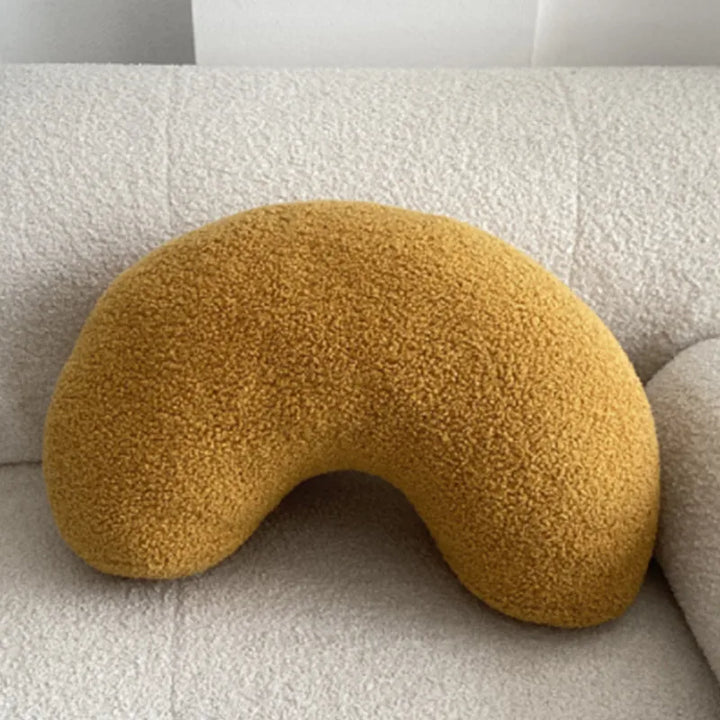 Nordic Bouclé Abstrakt Putefor – Minimalistisk Plysjpute | Luvikno