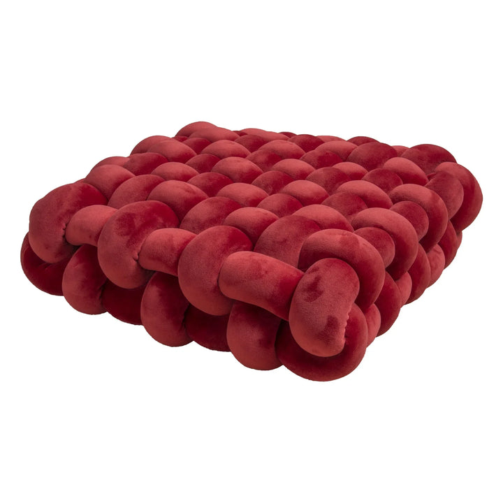 Chunky Woven Knot Cushion | Luvikno