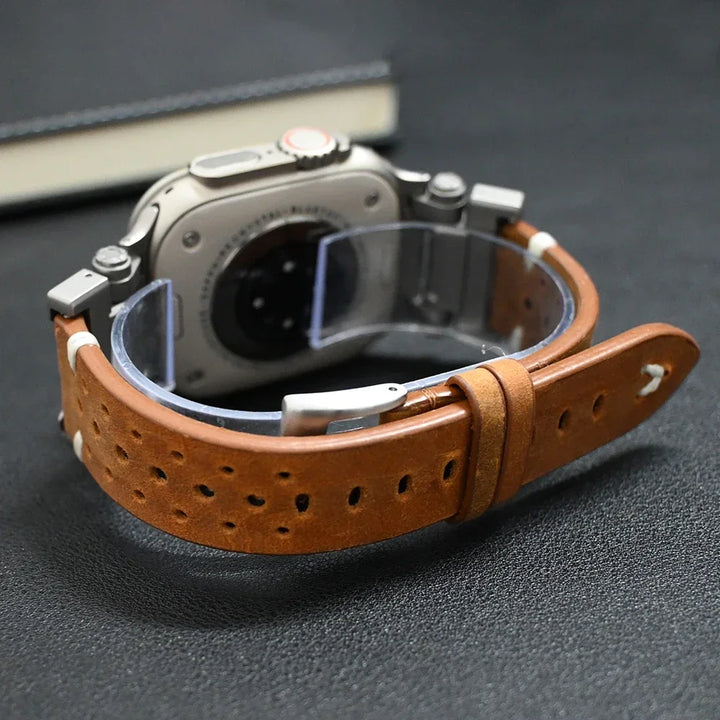 Luvikno | Ekte lær Apple Watch-bånd – Stilig og slitesterk klokkerem for din Apple Watch