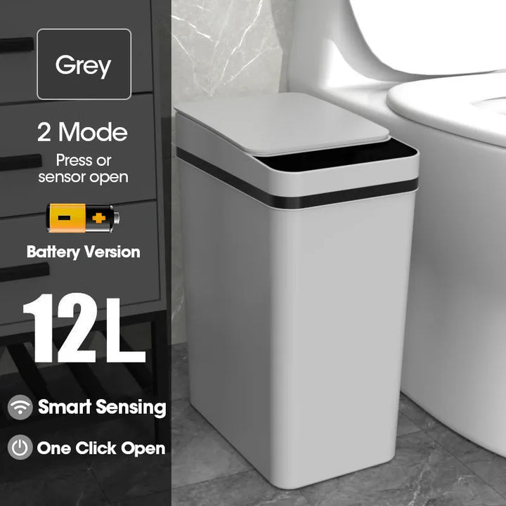 Vanntett Smart Wave Sensor Automatisk Søppelbøtte | Luvikno