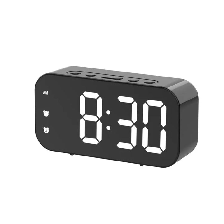 Moderne LED vekkerklokke med temperaturvisning og dual alarmfunksjon – Perfekt for soverom, kontor, og som stilfull nattborddekorasjon | Luvikno