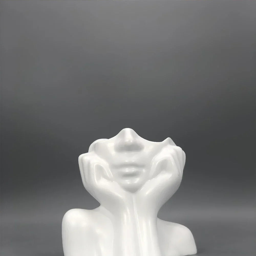 Gledelig Lucky Flower Pot Skulptur | Luvikno