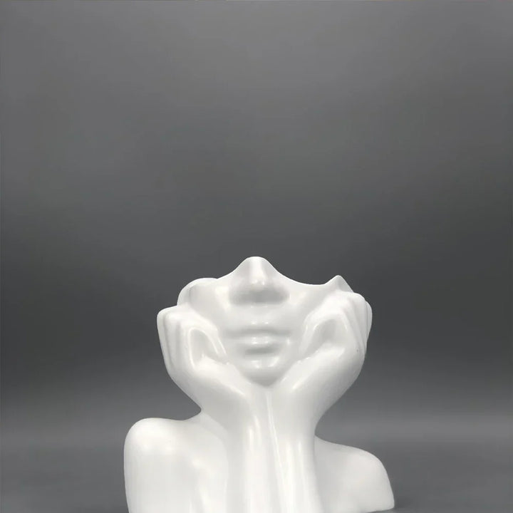 Gledelig Lucky Flower Pot Skulptur | Luvikno