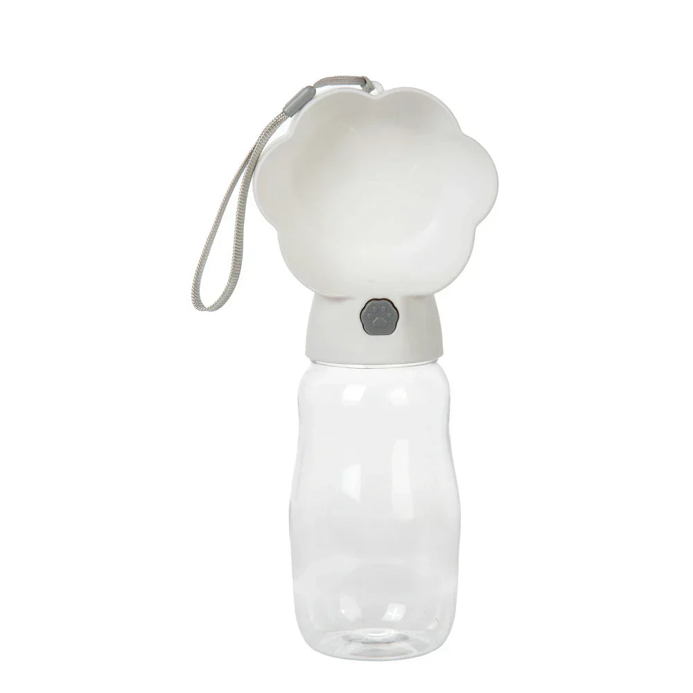 Luvikno | Droppa DuoBottle Drikkeflaske | 2-i-1 Vann- & Matdispenser for Hunder & Katter | Lekkesikker & Bærbar | 380 ml / 530 ml