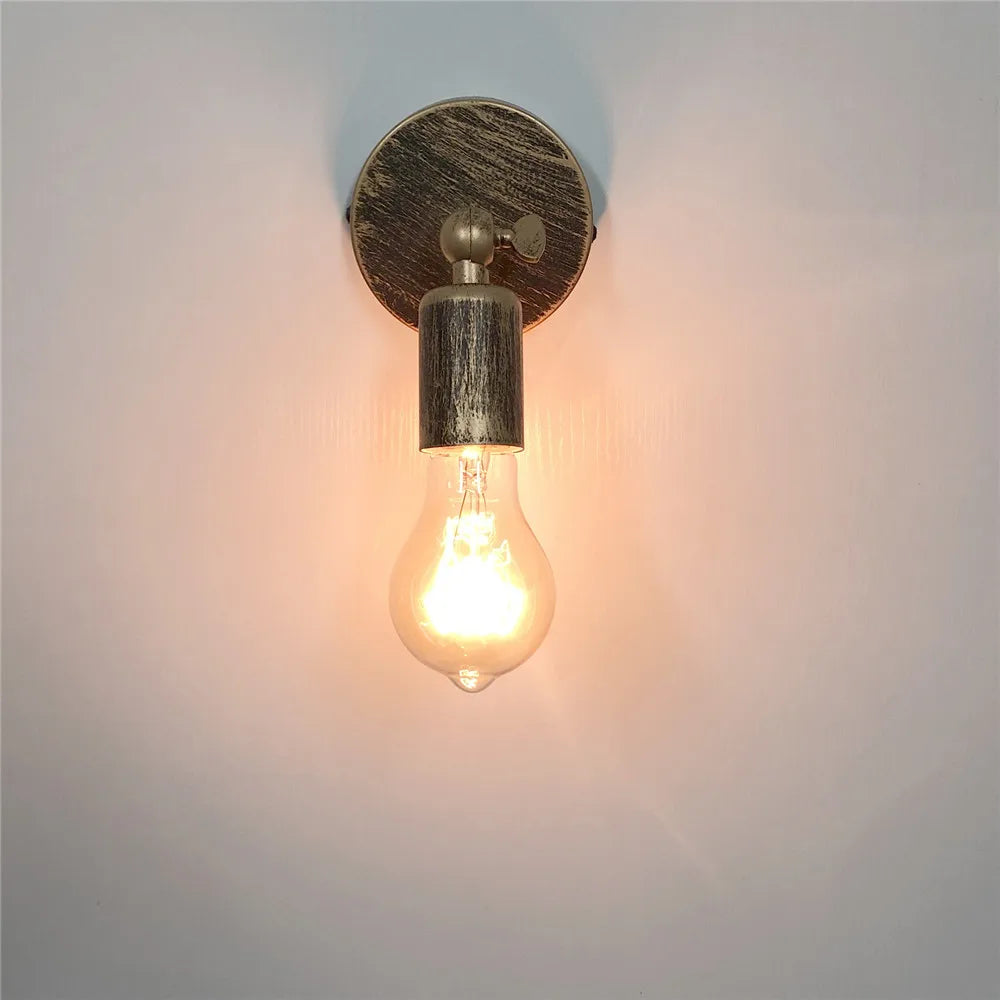 IndustrialGlow - Justerbar Retro Veggbelysning Luvikno