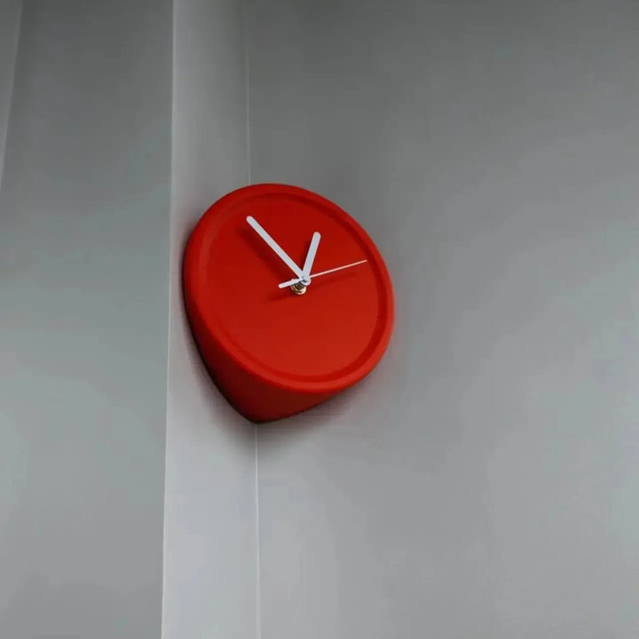 SilentCorner Klokke - Stilig Stille Veggklokke uten Boring Luvikno