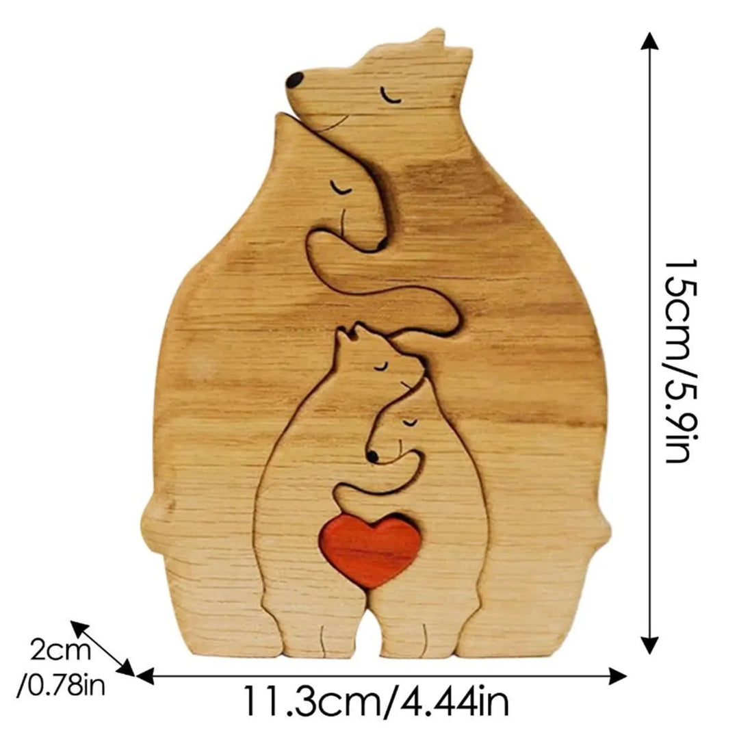 Loving Bears SammenkoLuviknoede Puslespill Dekor | Luvikno