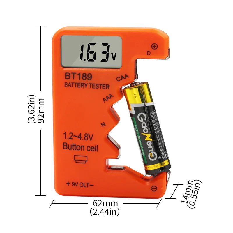 Power Scan LCD Display Batteritest | Luvikno