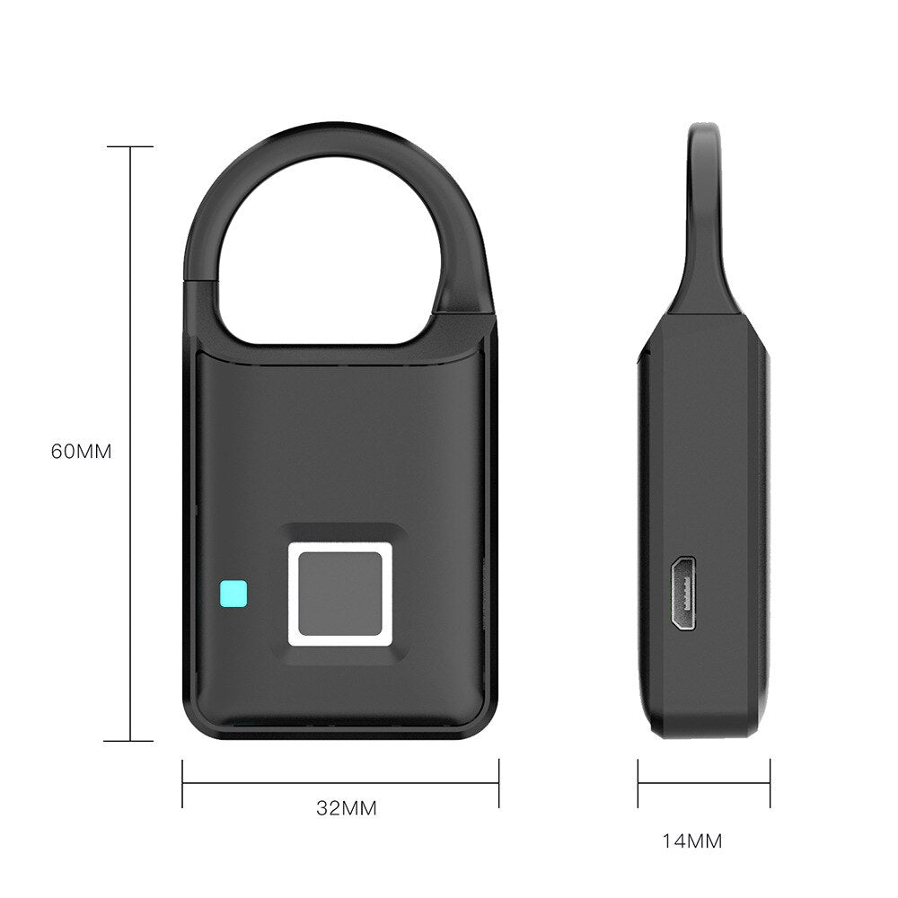 Touch Guard Smart Fingeravtrykk Vanntett Sikre Lås | Luvikno