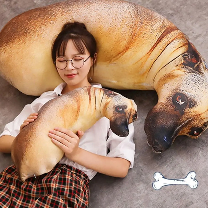 Luvikno | Realistiske Hundemyke Hund Plush Puter
