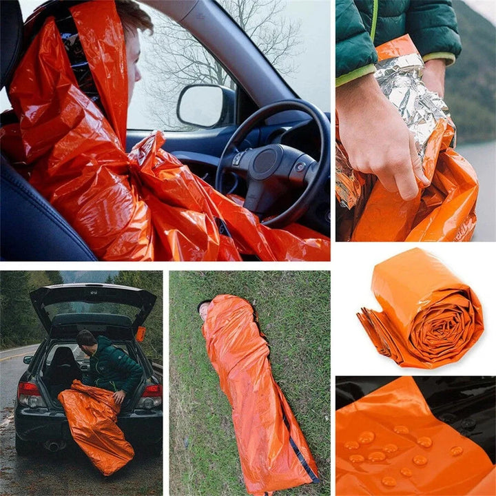 SurvivalShield Bivy – Vanntett Nødslukpose for Eventyrere Luvikno