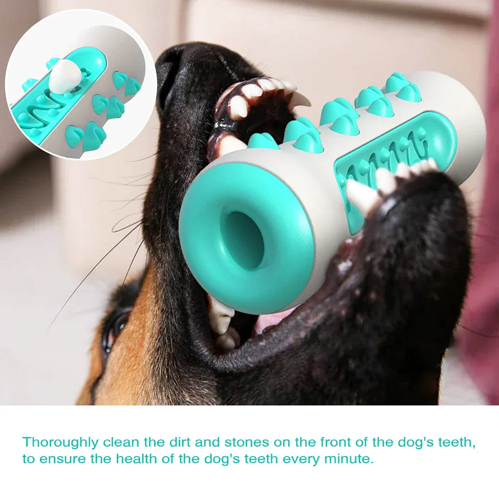 Luvikno | ChewCare Pro Dog Toothbrush-Ball | Interactive Chew Toy Stick for Large and Medium Dogs | Tooth Cleaning and Stress Reduction