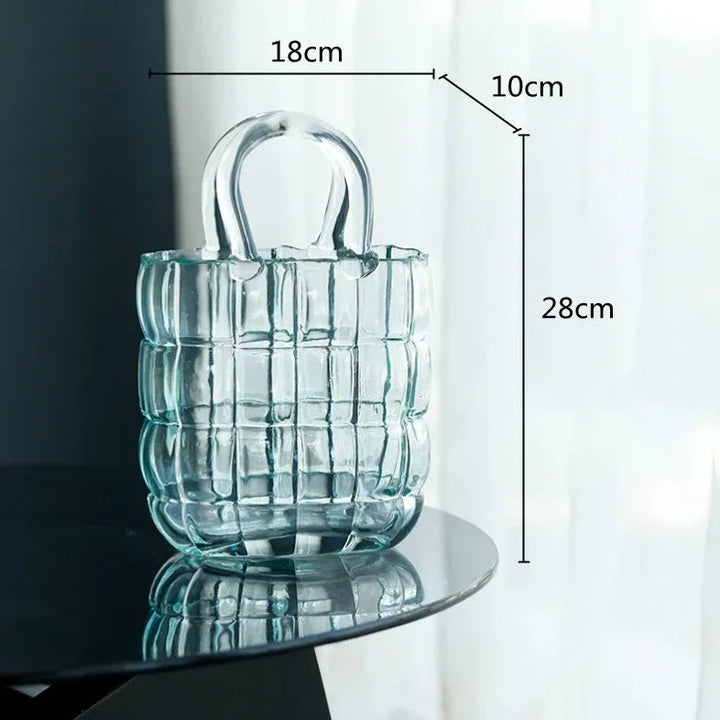 Glass Bag Vase | Luvikno