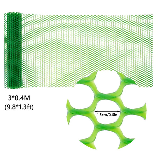 Luvikno | FlexGuard Mesh | Plastgjerde nett for hage- og trestammebeskyttelse | 300 × 40 cm / 600 × 40 cm | Værbestandig & tilpassbar