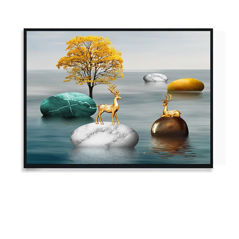 Art View Elegant Canvas Electric Box Cover | Luvikno