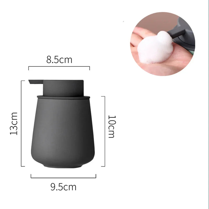 CeramiLux 300 ml Luksus Såpedispenser laget av Keramikk – for Såpe, Sjampo, Balsam eller Lotion Luvikno