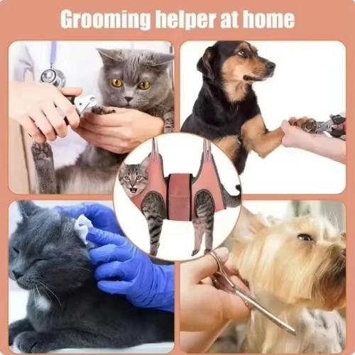 Pet Grooming Hammock - Safe and stress-free nail trimming Luvikno
